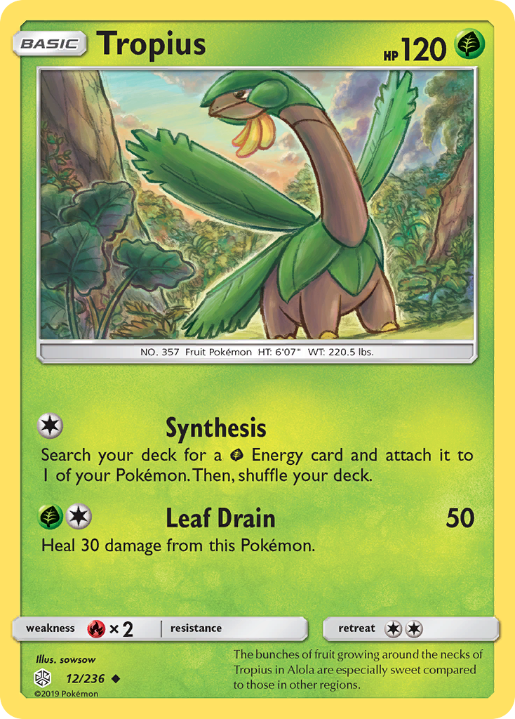 Tropius (12/236) [Sun & Moon: Cosmic Eclipse] | Black Swamp Games