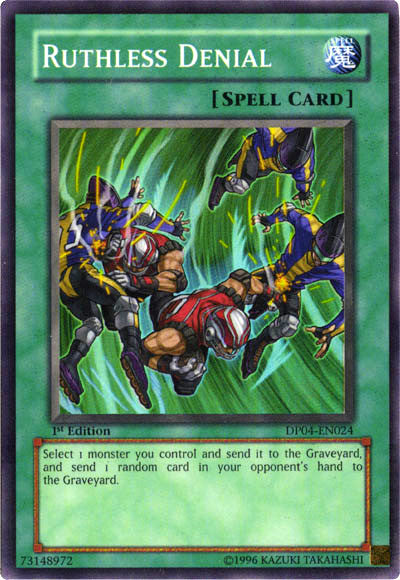 Ruthless Denial [DP04-EN024] Super Rare | Black Swamp Games