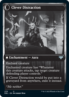 Distracting Geist // Clever Distraction [Innistrad: Double Feature] | Black Swamp Games