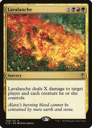 Lavalanche [Commander 2016] | Black Swamp Games