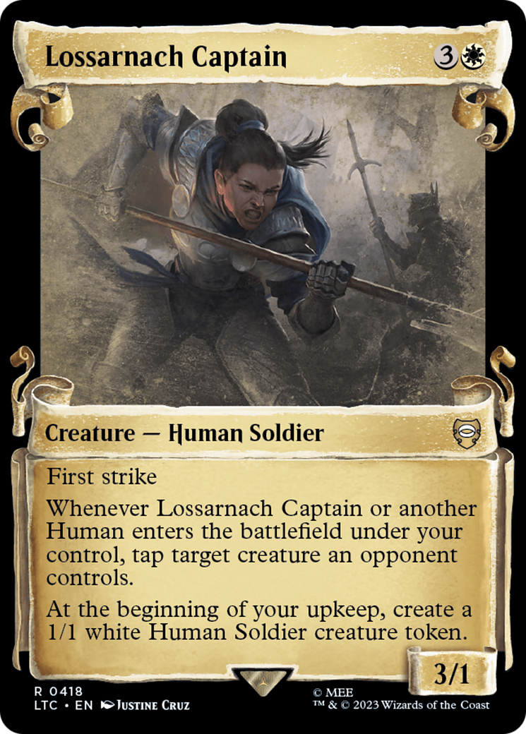 Lossarnach Captain [The Lord of the Rings: Tales of Middle-Earth Commander Showcase Scrolls] | Black Swamp Games