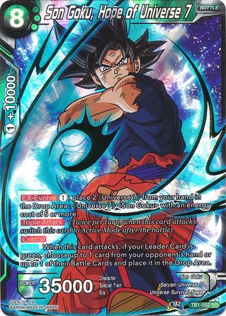 Son Goku, Hope of Universe 7 [TB1-052] | Black Swamp Games