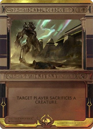 Diabolic Edict [Amonkhet Invocations] | Black Swamp Games