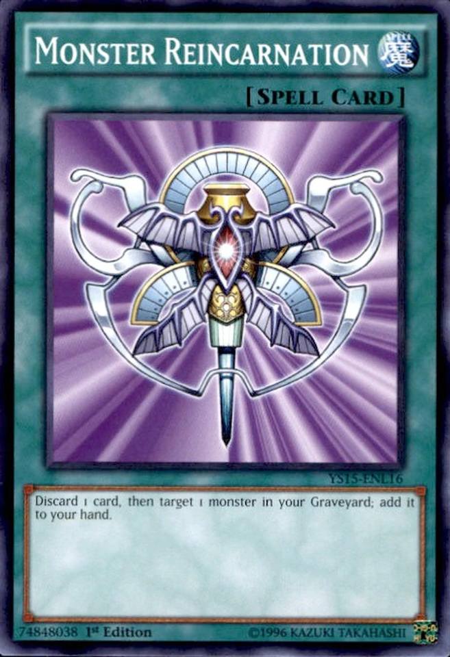 Monster Reincarnation [YS15-ENL16] Common | Black Swamp Games
