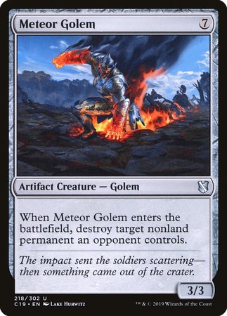 Meteor Golem [Commander 2019] | Black Swamp Games