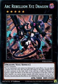 Arc Rebellion Xyz Dragon [PHRA-EN041] Secret Rare | Black Swamp Games