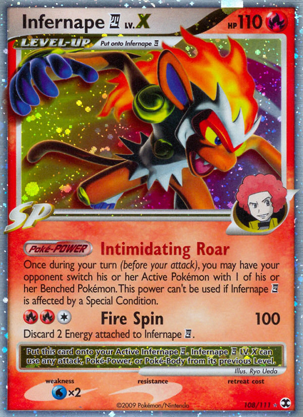 Infernape LV.X (108/111) [Platinum: Rising Rivals] | Black Swamp Games