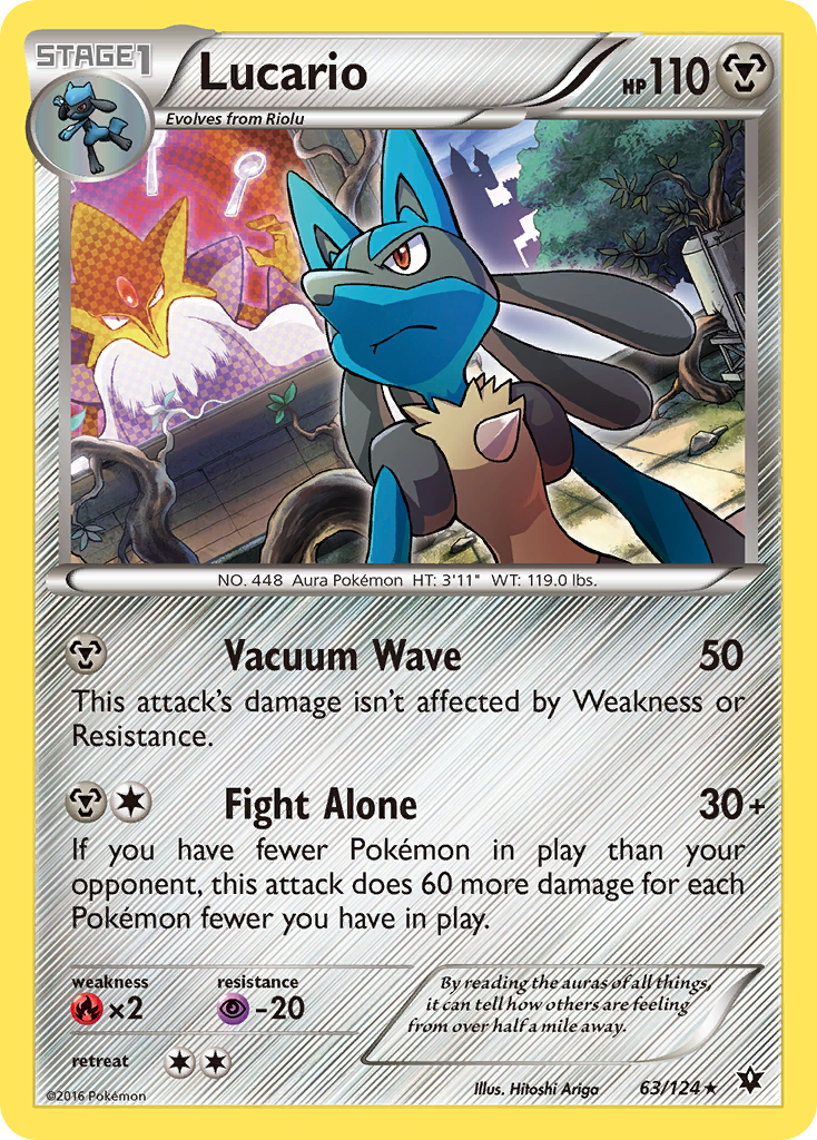 Lucario (63/124) [XY: Fates Collide] | Black Swamp Games