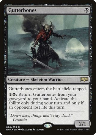 Gutterbones [Ravnica Allegiance Promos] | Black Swamp Games