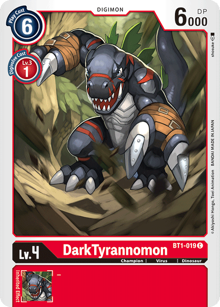 DarkTyrannomon [BT1-019] [Release Special Booster Ver.1.0] | Black Swamp Games