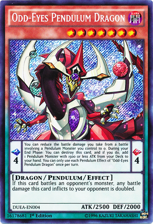 Odd-Eyes Pendulum Dragon [DUEA-EN004] Secret Rare | Black Swamp Games