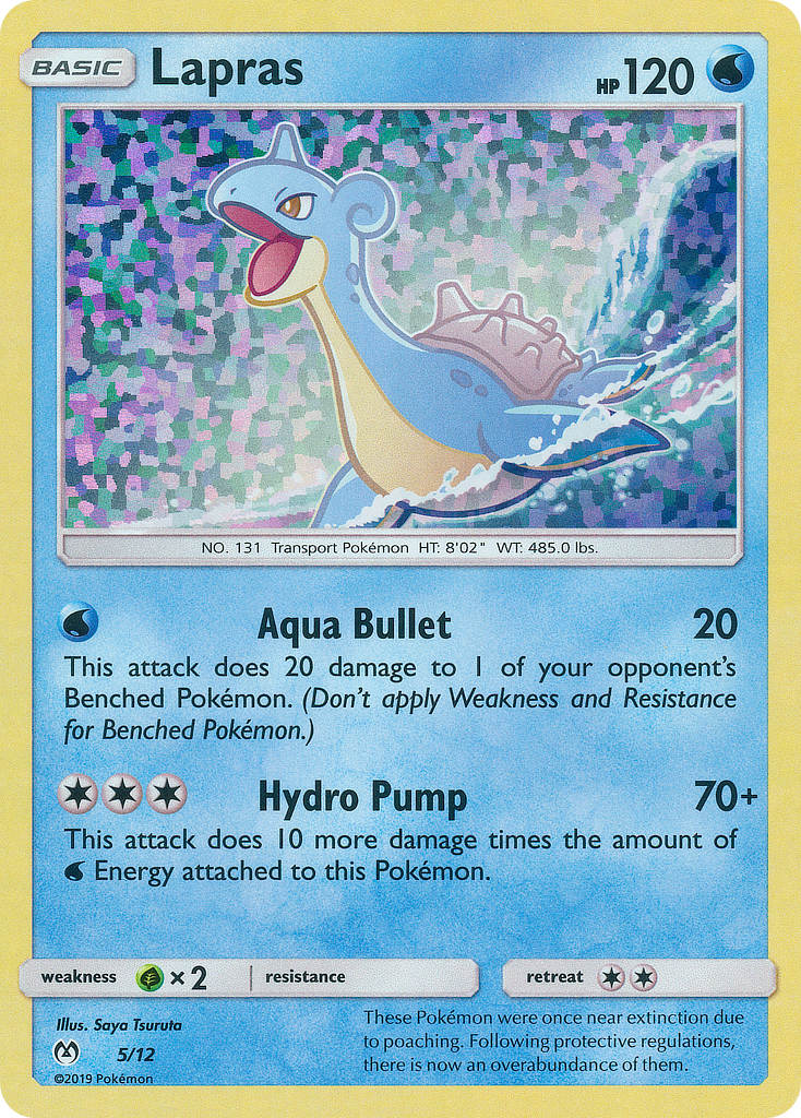 Lapras (5/12) [McDonald's Promos: 2019 Collection] | Black Swamp Games