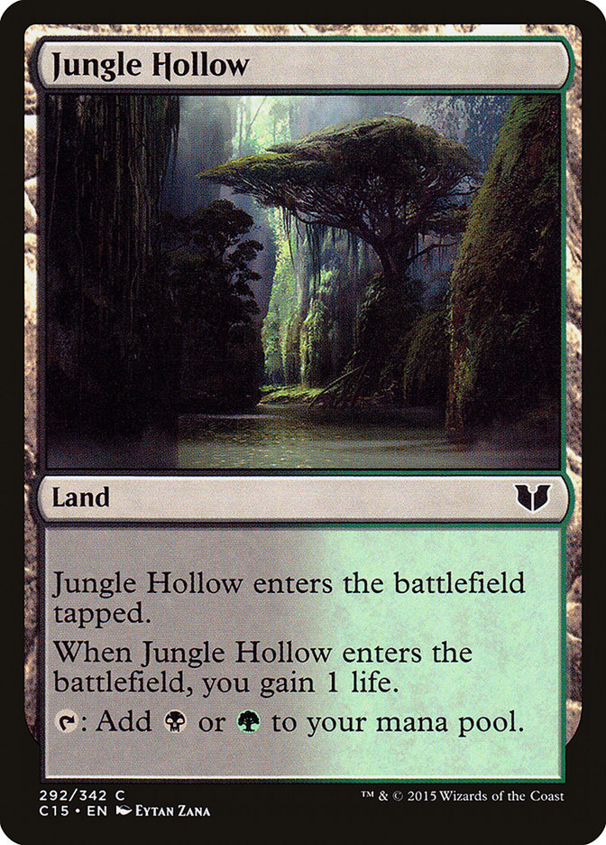 Jungle Hollow [Commander 2015] | Black Swamp Games