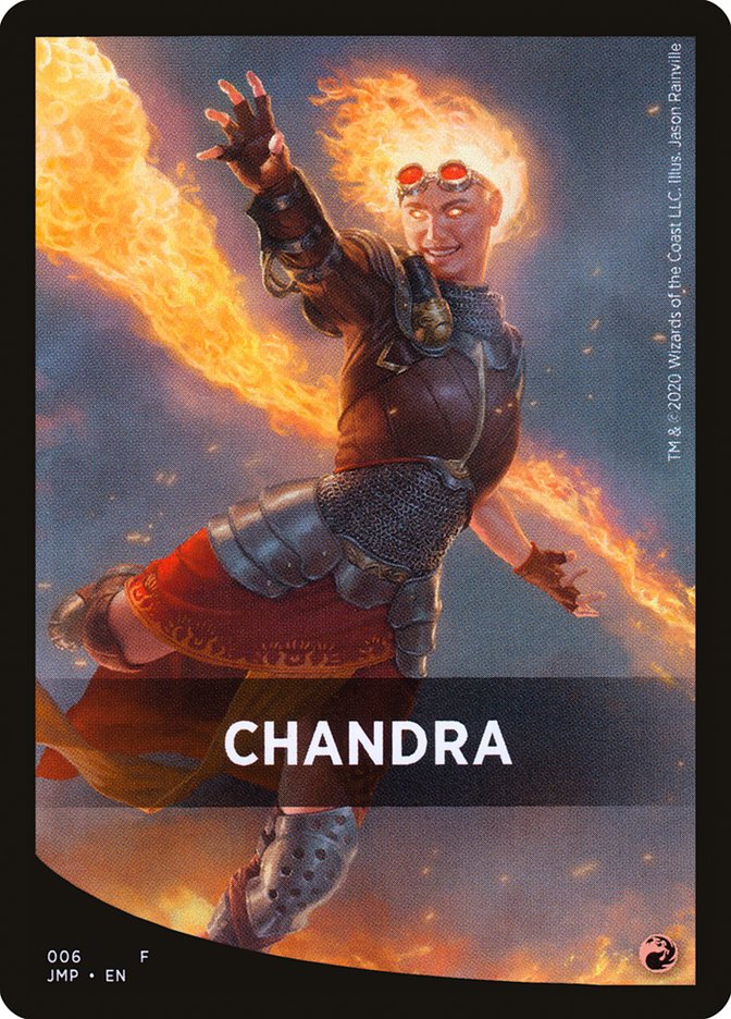 Chandra Theme Card [Jumpstart Front Cards] | Black Swamp Games