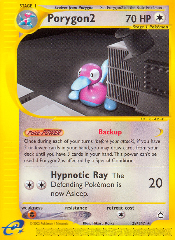 Porygon2 (28/147) [Aquapolis] | Black Swamp Games