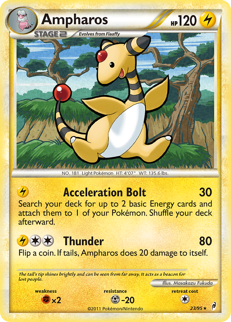 Ampharos (23/95) [HeartGold & SoulSilver: Call of Legends] | Black Swamp Games