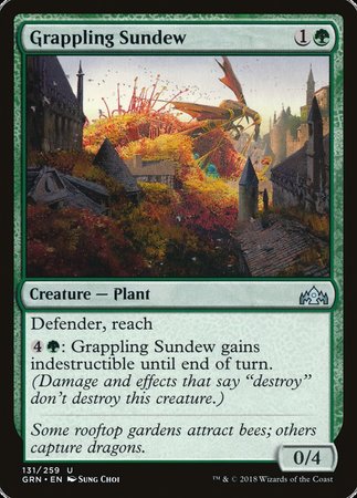 Grappling Sundew [Guilds of Ravnica] | Black Swamp Games
