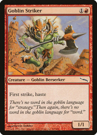 Goblin Striker [Mirrodin] | Black Swamp Games