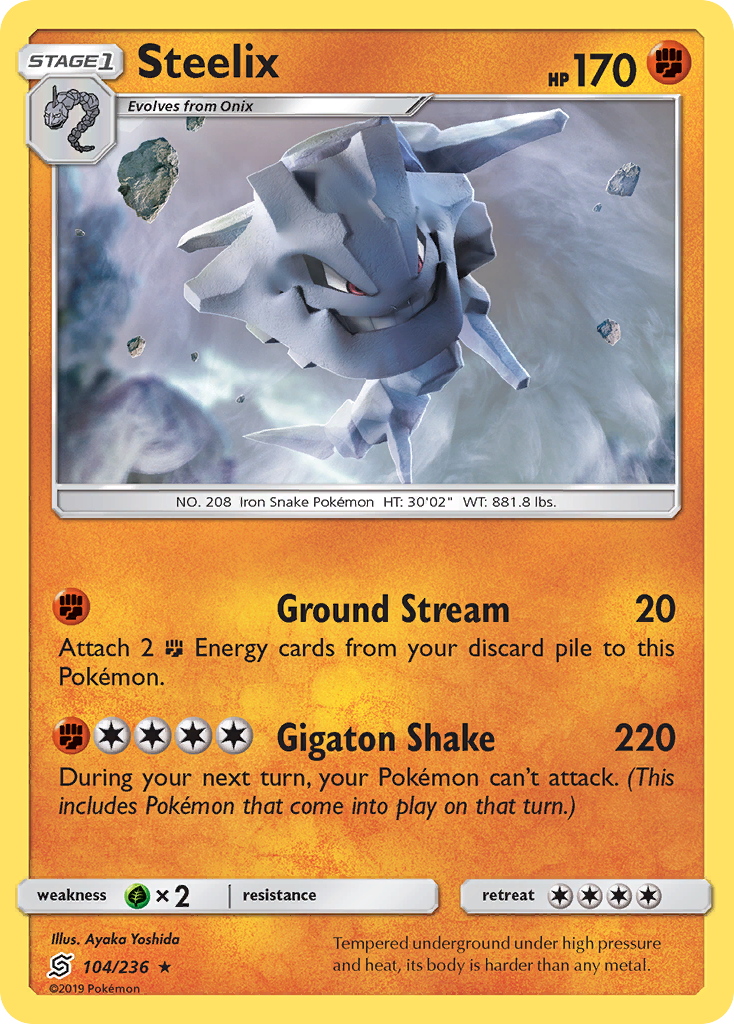 Steelix (104/236) [Sun & Moon: Unified Minds] | Black Swamp Games