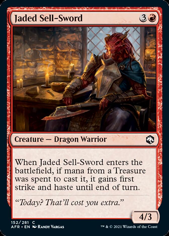 Jaded Sell-Sword [Dungeons & Dragons: Adventures in the Forgotten Realms] | Black Swamp Games