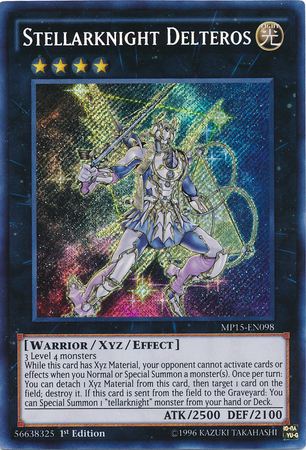 Stellarknight Delteros [MP15-EN098] Secret Rare | Black Swamp Games