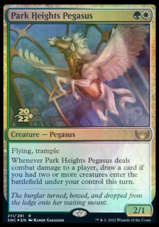 Park Heights Pegasus [Streets of New Capenna Prerelease Promos] | Black Swamp Games