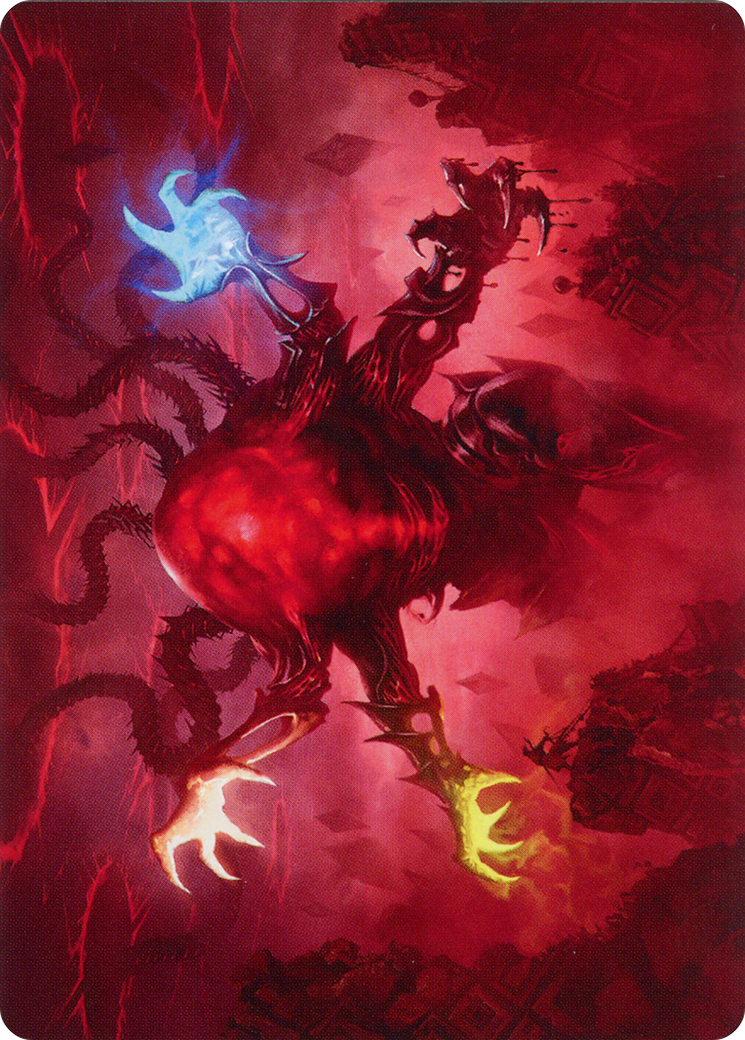 Omnath, Locus of All Art Card (51) [March of the Machine Art Series] | Black Swamp Games