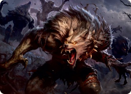 Village Reavers Art Card [Innistrad: Midnight Hunt Art Series] | Black Swamp Games