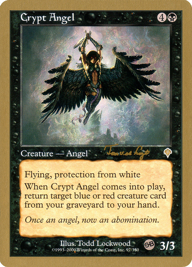 Crypt Angel (Tom van de Logt) (SB) [World Championship Decks 2001] | Black Swamp Games