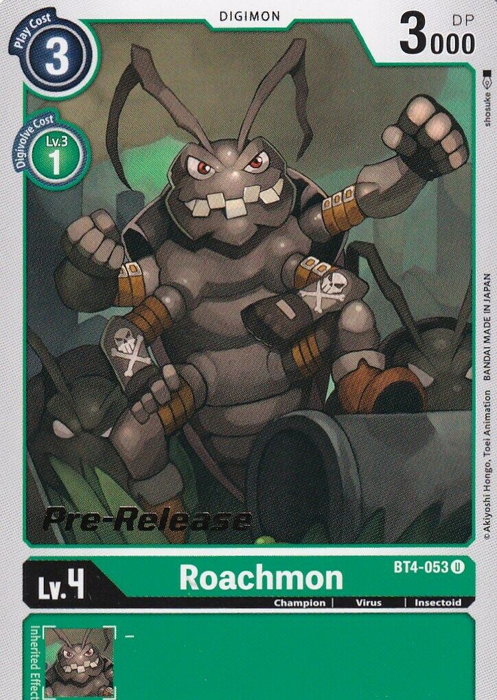 Roachmon [BT4-053] [Great Legend Pre-Release Promos] | Black Swamp Games