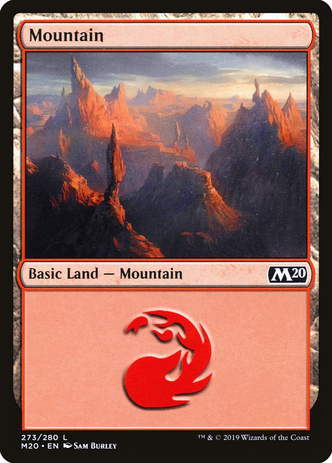 Mountain (#273) [Core Set 2020] | Black Swamp Games