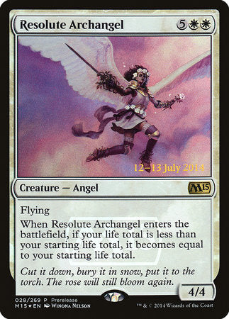 Resolute Archangel [Magic 2015 Promos] | Black Swamp Games