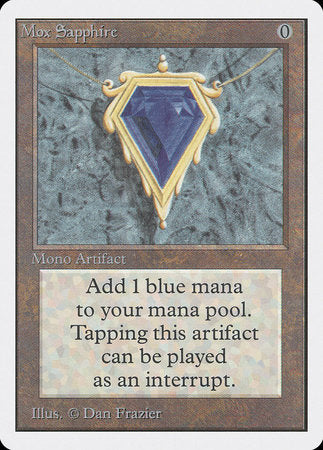 Mox Sapphire [Unlimited Edition] | Black Swamp Games