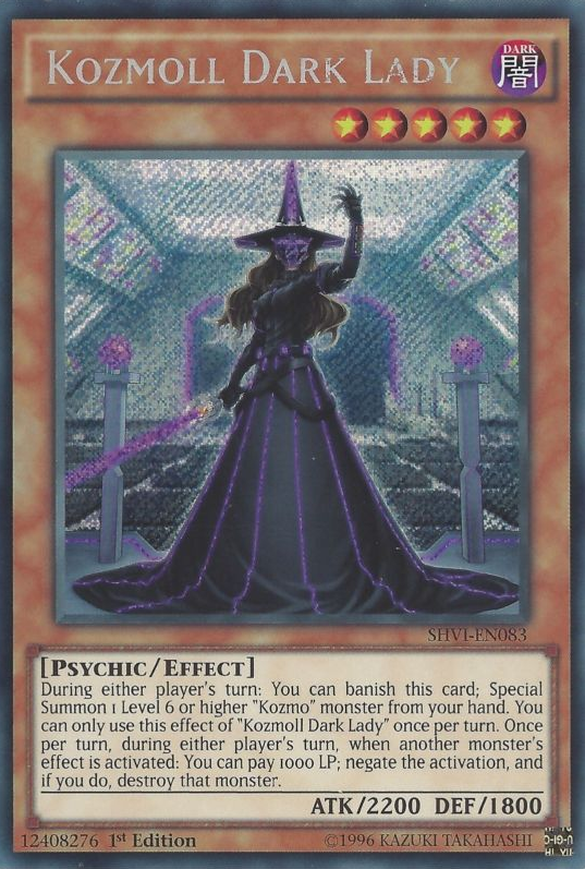 Kozmoll Dark Lady [SHVI-EN083] Secret Rare | Black Swamp Games