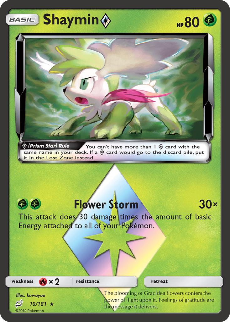 Shaymin (10/181) (Prism Star) [Sun & Moon: Team Up] | Black Swamp Games