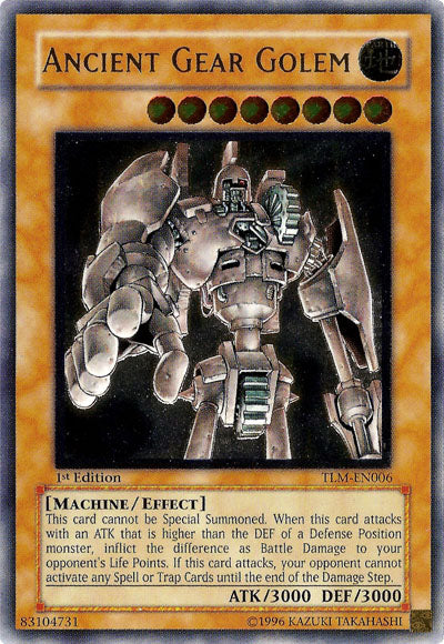 Ancient Gear Golem [TLM-EN006] Ultimate Rare | Black Swamp Games