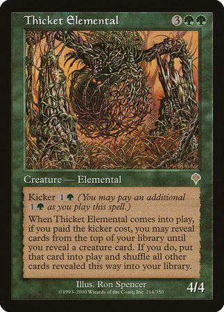 Thicket Elemental [Invasion] | Black Swamp Games