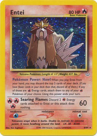 Entei (6/64) [Neo Revelation Unlimited] | Black Swamp Games