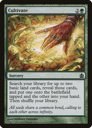 Cultivate [Commander 2011] | Black Swamp Games