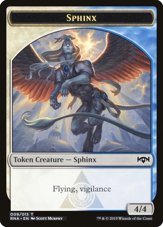 Sphinx Token [Ravnica Allegiance Tokens] | Black Swamp Games