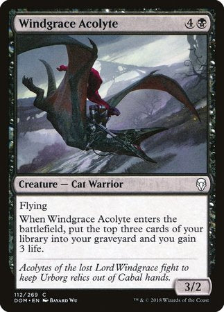 Windgrace Acolyte [Dominaria] | Black Swamp Games