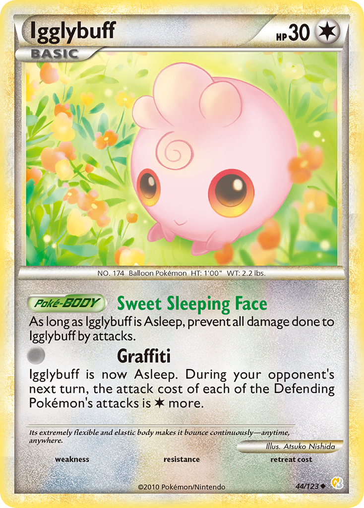 Igglybuff (44/123) [HeartGold & SoulSilver: Base Set] | Black Swamp Games