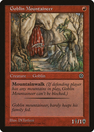 Goblin Mountaineer [Portal Second Age] | Black Swamp Games