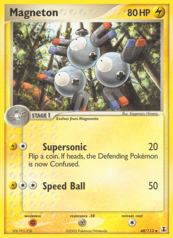 Magneton (48/113) [EX: Delta Species] | Black Swamp Games