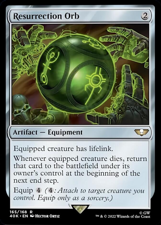 Resurrection Orb (Surge Foil) [Universes Beyond: Warhammer 40,000] | Black Swamp Games