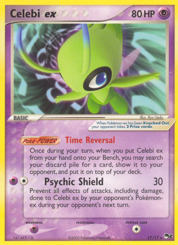 Celebi ex (17/17) [POP Series 2] | Black Swamp Games