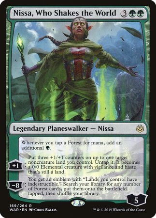 Nissa, Who Shakes the World [War of the Spark] | Black Swamp Games