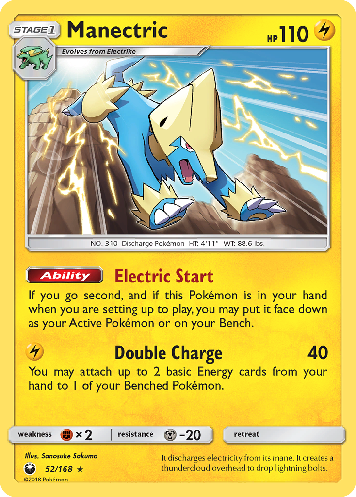 Manectric (52/168) [Sun & Moon: Celestial Storm] | Black Swamp Games