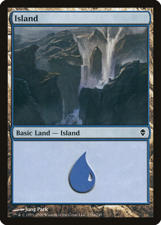 Island (235a) [Zendikar] | Black Swamp Games