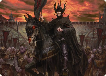 The Mouth of Sauron Art Card [The Lord of the Rings: Tales of Middle-earth Art Series] | Black Swamp Games